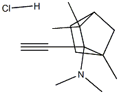 2-ETHYNYL-N,N,1,3,3-PENTAMETHYLBICYCLO[2.2.1]HEPTAN-2-AMINE HYDROCHLORIDE Struktur