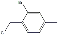 2-bromo-1-(chloromethyl)-4-methylbenzene Struktur