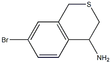 7-bromo-3,4-dihydro-1H-isothiochromen-4-amine Struktur