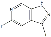 3,5-Diiodo-1H-pyrazolo[3,4-c]pyridine Struktur