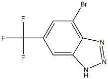 4-Bromo-6-trifluoromethyl-1H-benzotriazole Struktur