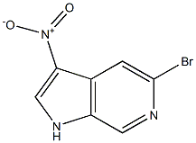 5-Bromo-3-nitro-1H-pyrrolo[2,3-c]pyridine Struktur