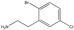 2-(2-BROMO-5-CHLOROPHENYL)ETHAN-1-AMINE Struktur