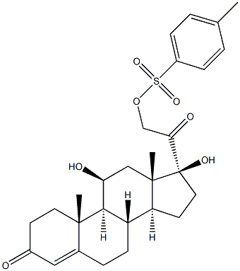 Cortisol 21-Tosylate Struktur