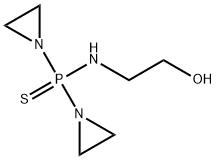 N-(2-Hydroxyethyl)-P,P-bisaziridinyl Thiophosphamide Struktur