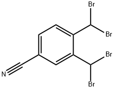 3,4-Bis(dibromomethyl)benzonitrile Struktur