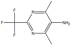 4,6-Dimethyl-2-(trifluoromethyl)pyrimidin-5-amine Struktur