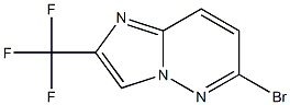 6-Bromo-2-trifluoromethyl-imidazo[1,2-b]pyridazine Struktur