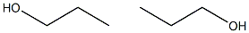 N-PROPANOL n-propanol Struktur