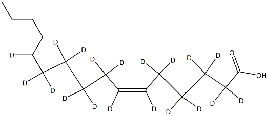 cis-6-Hexadecenoic Acid-d19 Struktur