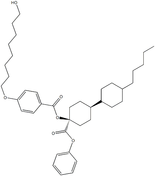 4-((4-((8-hydroxyoctyl)oxy)benzoyl)oxy)phenyl trans,trans-4'-pentyl-[1,1'-bi(cyclohexane)]-4-carboxylate|