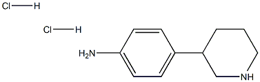 4-(PIPERIDIN-3-YL)ANILINE DIHYDROCHLORIDE Struktur