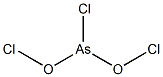 Arsenic dihydroxide trichloride Struktur