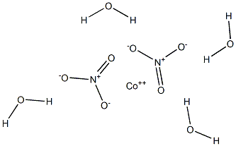 Cobalt(II) nitrate tetrahydrate Struktur