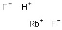 Rubidium hydrogen difluoride Struktur