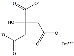 Thulium(III) citrate Struktur