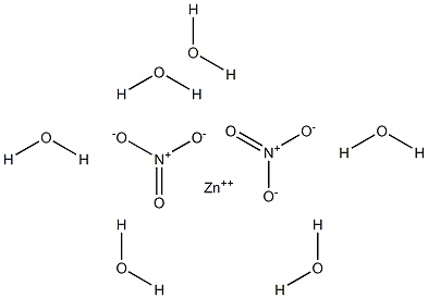 Zinc nitrate hexahydrate Struktur