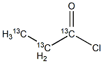 Propionyl Chloride-13C3 Struktur