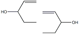 1-PENTIENE-3-OL / 1-PENTENE-3-OL Struktur