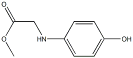 D-p-hydroxyphenylglycine methyl ester Struktur