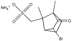 3-bromo camphor-8-sulfonate ammonium salt Struktur