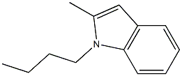 N-butyl-2-methylindole Struktur