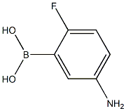 2-fluoro-5-aminobenzeneboronic acid Struktur