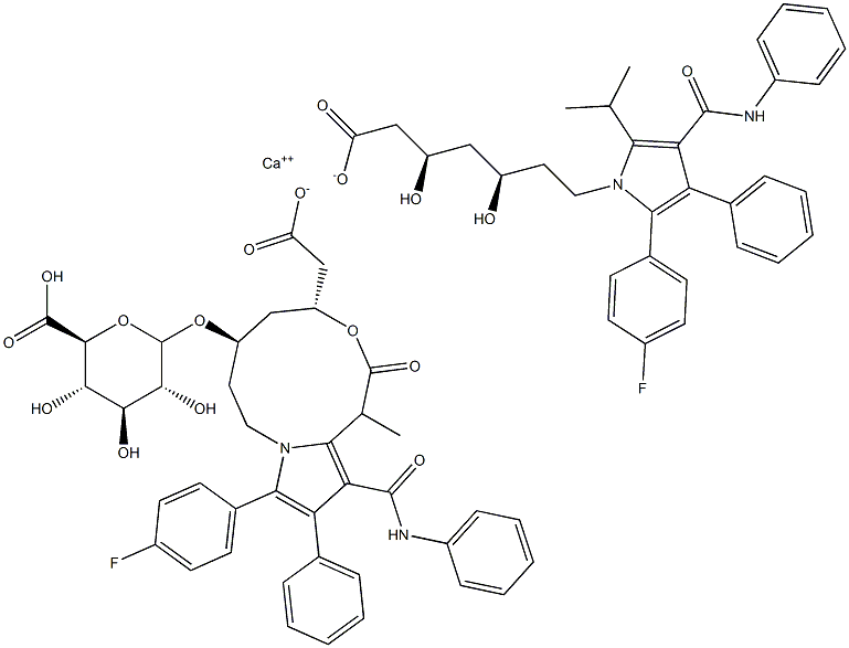 Atorvastatin Lactone Glucuronide Struktur