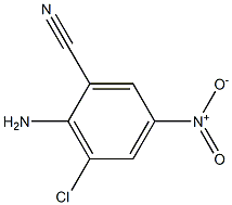 2-Cyano-4-Nitro-6-Cloro Aniline Struktur