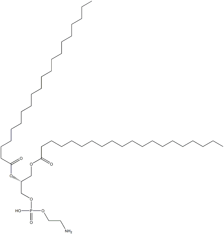 1,2-dieicosanoyl-sn-glycero-3-phosphoethanolamine Struktur