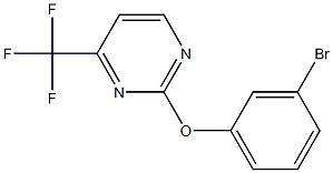 2-(3-BROMOPHENOXY)-4-(TRIFLUOROMETHYL)PYRIMIDINE Struktur