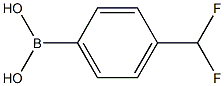 4-(Difluoromethyl)benzeneboronic acid Struktur