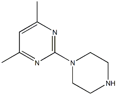 1-(4,6-Dimethylpyrimidin-2-yl)piperazine 98% Struktur