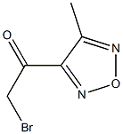 2-Bromo-1-(4-methyl-1,2,5-oxadiazol-3-yl)ethan-1-one Struktur