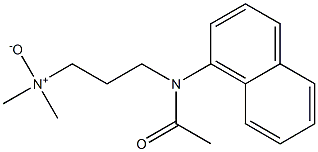 N,N-DIMETHYL-3-(N-(NAPHTHALENE-1-YL)ACETAMIDO)PROPAN-1-AMINE OXIDE Struktur