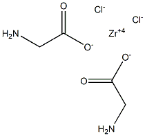 ZIRCONIUM CHLORIDE GLYCINATE Struktur