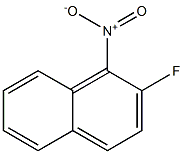 2-fluoro-1-nitronaphthalene Struktur