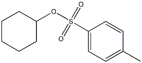 cyclohexyl tosylate Struktur