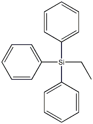 ethyltriphenylsilicane Struktur