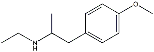 N-ethyl-4-methoxyamphetamine Struktur