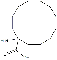 1-aminocyclododecane-1-carboxylic acid Struktur