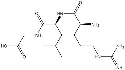 arginyl-leucyl-glycine Struktur