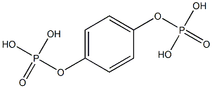 hydroquinone 1,4-bisphosphate Struktur