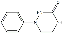 1-phenylperhydro-1,2,4-triazin-3-one Struktur