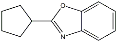 2-cyclopentyl-1,3-benzoxazole Struktur