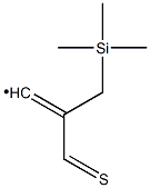 2-(thiomethyl)-3-trimethylsilyl-1-propenyl Struktur