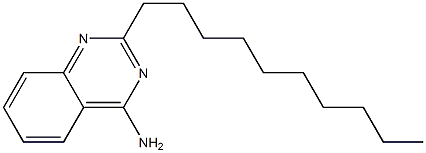 2-decyl-4-quinazolinyl amine Struktur