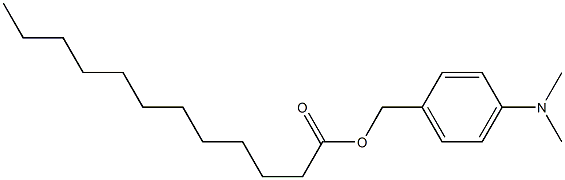 4-N,N-dimethylaminobenzyl laurate Struktur