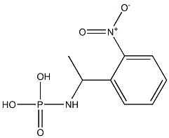 1-(2-nitrophenyl)ethyl-phosphatidic acid Struktur