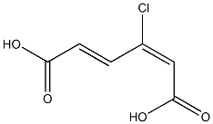 3-CHLORO-CIS-MUCONICACID Struktur